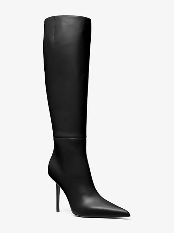 Michael Kors Angelina Leather Boot | BLACK Flash Sale