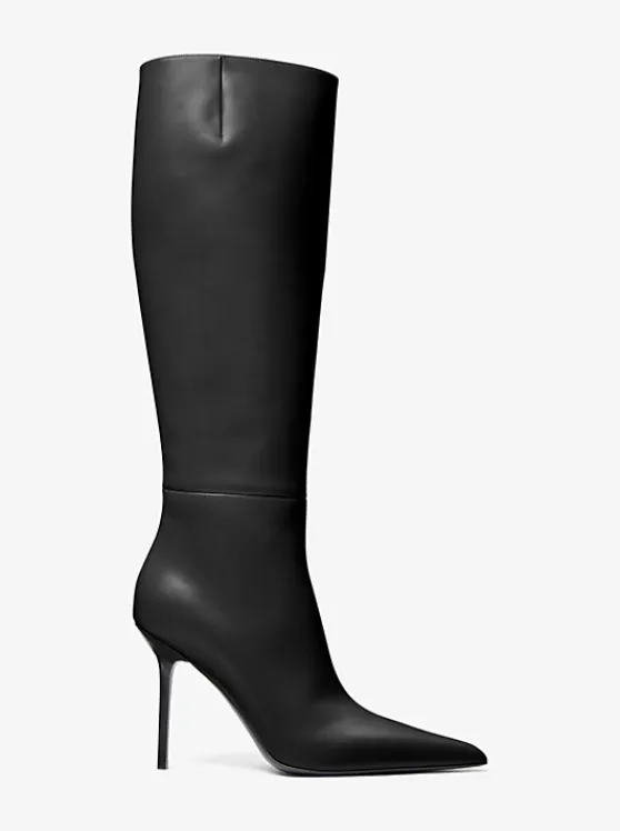 Michael Kors Angelina Leather Boot | BLACK Flash Sale