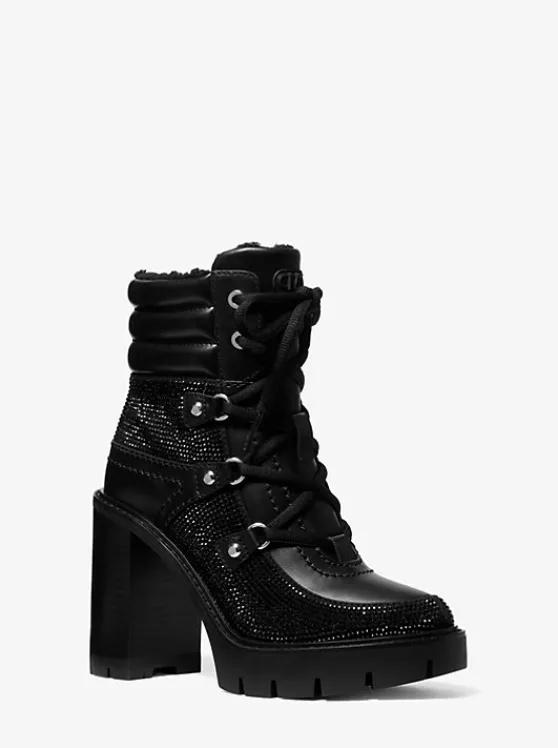 Michael Kors Asher Crystal Embellished Boot | BLACK Store