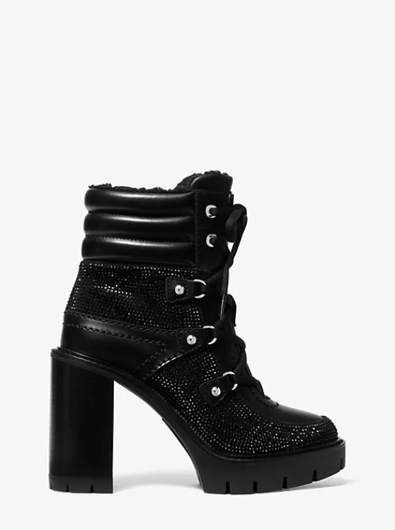 Michael Kors Asher Crystal Embellished Boot | BLACK Store