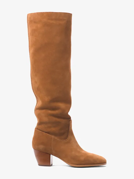 Michael Kors Avery Suede Boot ACORN Cheap