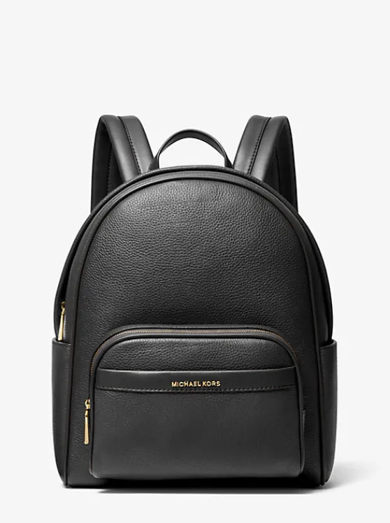 Michael Kors Bex Medium Pebbled Leather Backpack BLACK Flash Sale