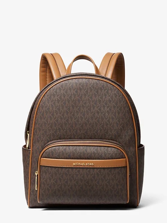 Michael Kors Bex Medium Signature Logo Backpack BRN/ACORN Sale