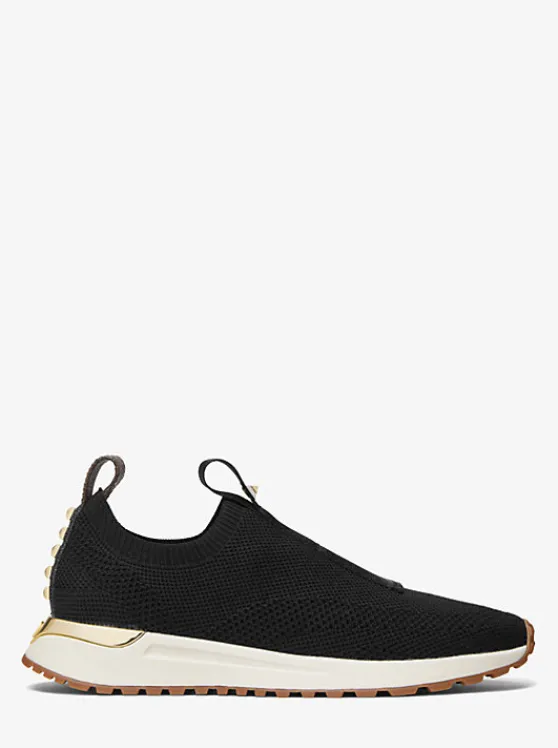 Michael Kors Bodie Studded Mesh Slip-On Trainer BLACK Cheap