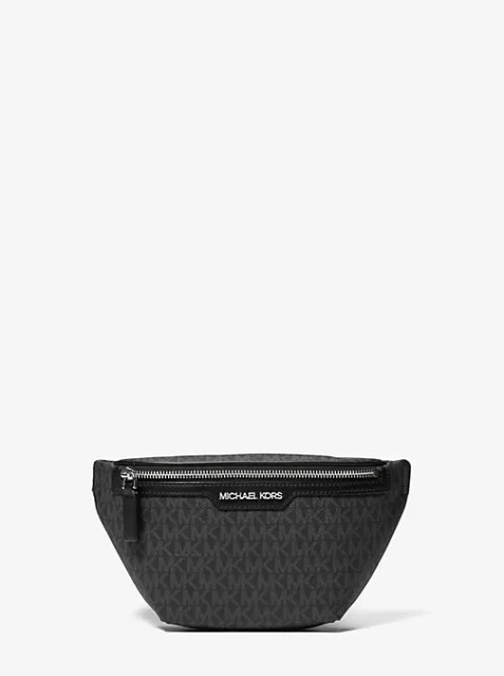 Michael Kors Cooper Mini Logo Belt Bag BLACK Flash Sale