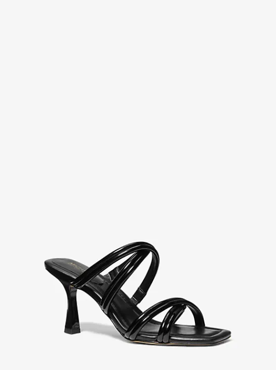 Michael Kors Corrine Patent Sandal BLACK Best Sale