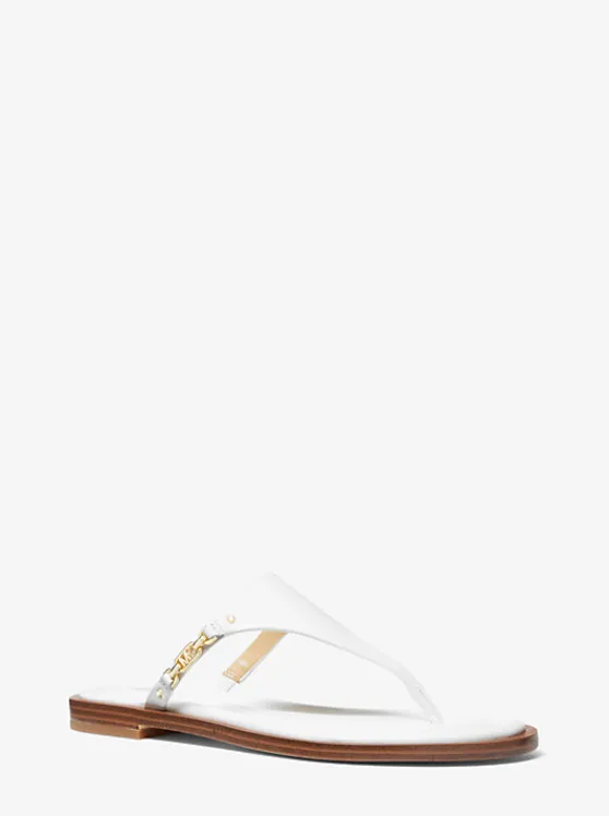 Michael Kors Daniella Leather Sandal OPTICWHITE Shop