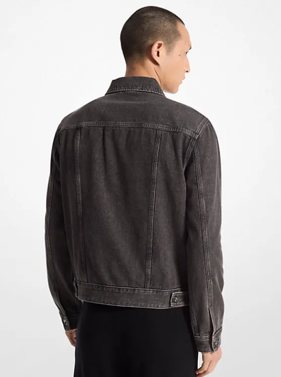 Michael Kors Denim Trucker Jacket CHARCOALWASH Store