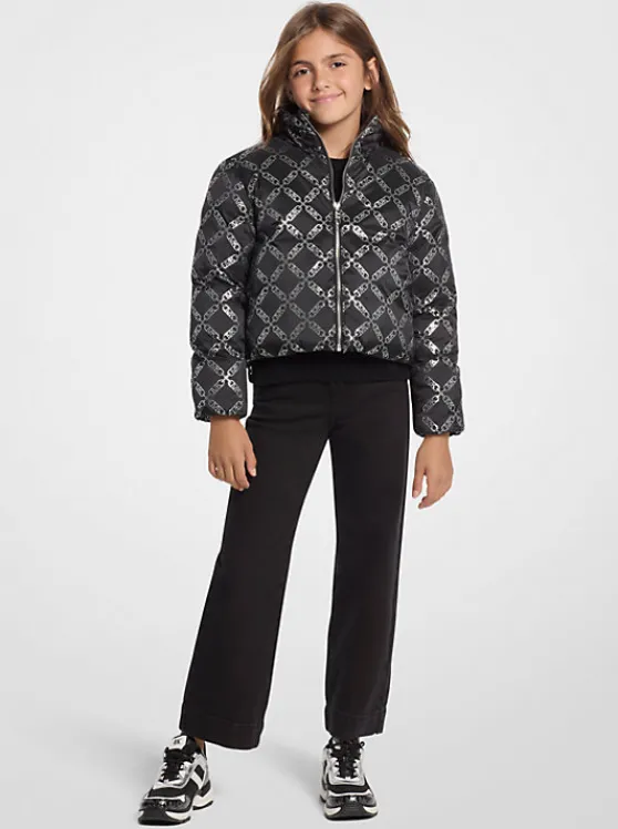 Michael Kors Empire Diamond Puffer Jacket BLACK Online