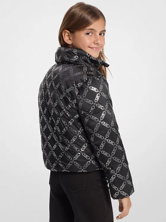 Michael Kors Empire Diamond Puffer Jacket BLACK Online