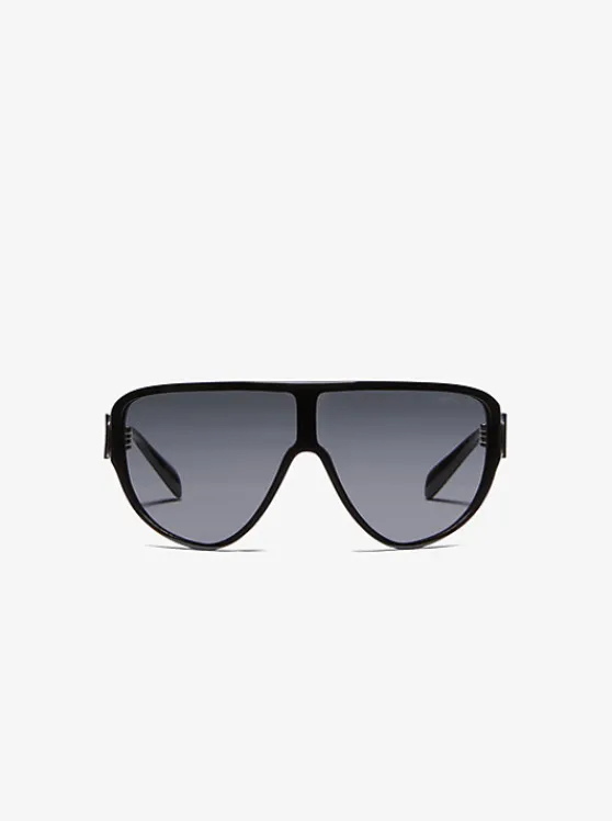 Michael Kors Empire Shield Sunglasses | BLACK Flash Sale