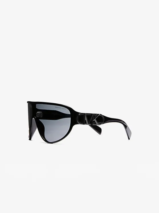 Michael Kors Empire Shield Sunglasses | BLACK Flash Sale