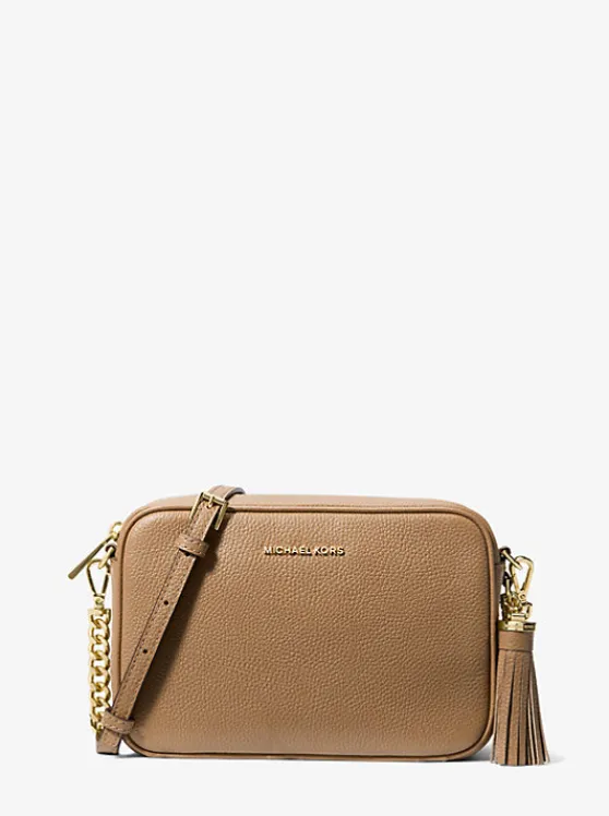 Michael Kors Ginny Leather Crossbody Bag Sale