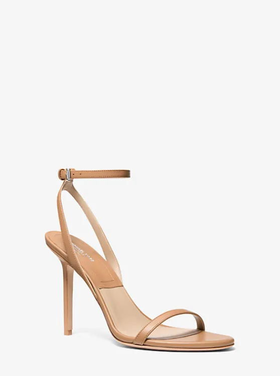 Michael Kors Gwyneth Leather Sandal | SUNTAN Shop