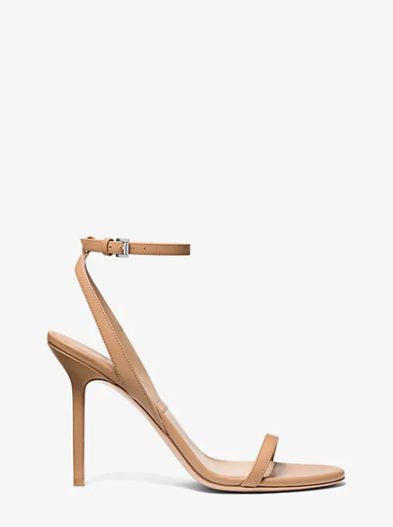 Michael Kors Gwyneth Leather Sandal | SUNTAN Shop