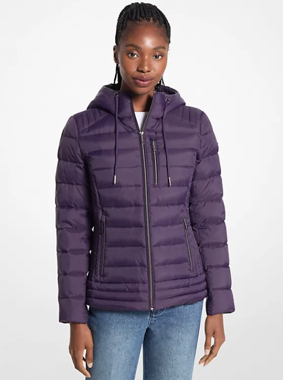 Michael Kors Hooded Puffer Jacket DARKIRIS Flash Sale