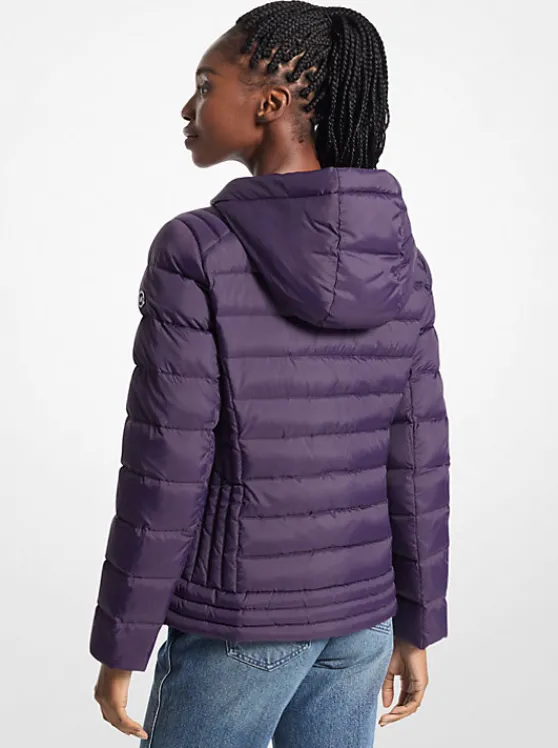 Michael Kors Hooded Puffer Jacket DARKIRIS Flash Sale