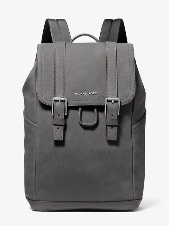 Michael Kors Hudson Medium Pebbled Leather Backpack Store