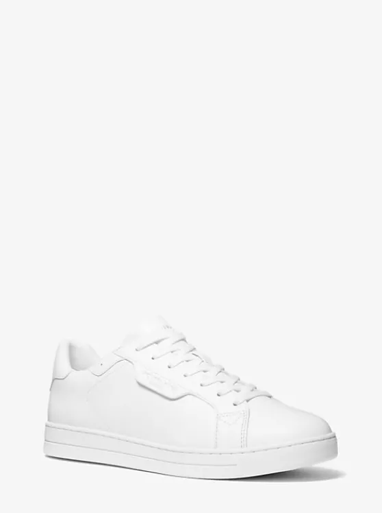 Michael Kors Keating Leather Sneaker OPTICWHITE Fashion