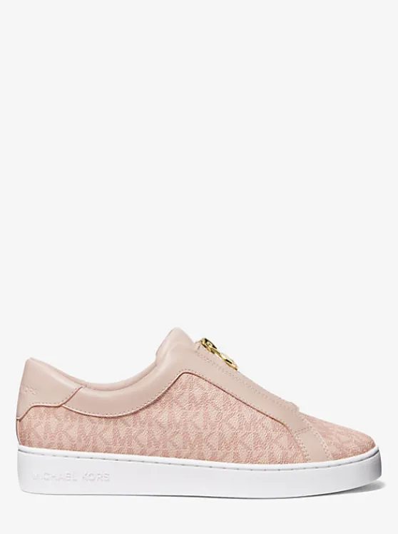 Michael Kors Keaton Signature Logo Zip-Up Sneaker BALLET Store