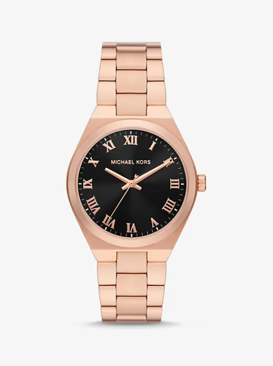 Michael Kors Lennox Rose Gold-Tone Watch ROSEGOLD Hot