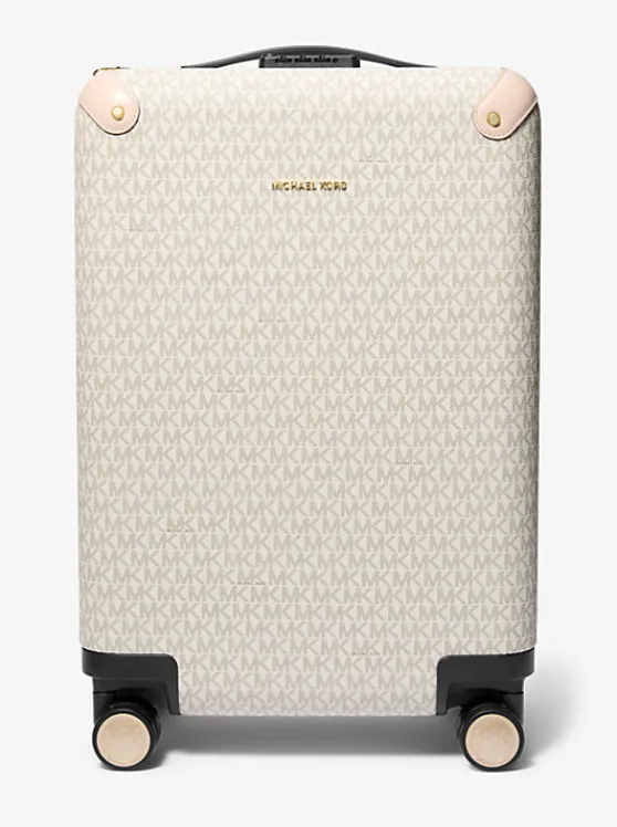 Michael Kors Logo Suitcase VANILLA/SOFTPINK Best