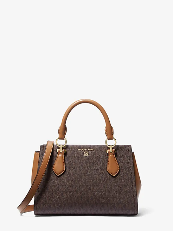 Michael Kors Marilyn Small Logo Crossbody Bag BRN/ACORN Flash Sale