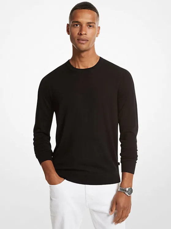 Michael Kors Merino Wool Sweater BLACK Shop