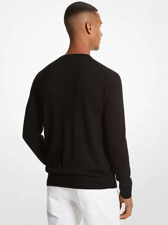 Michael Kors Merino Wool Sweater BLACK Shop