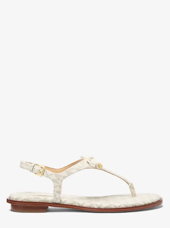 Michael Kors Nori Signature Logo Sandal | VANILLA Flash Sale