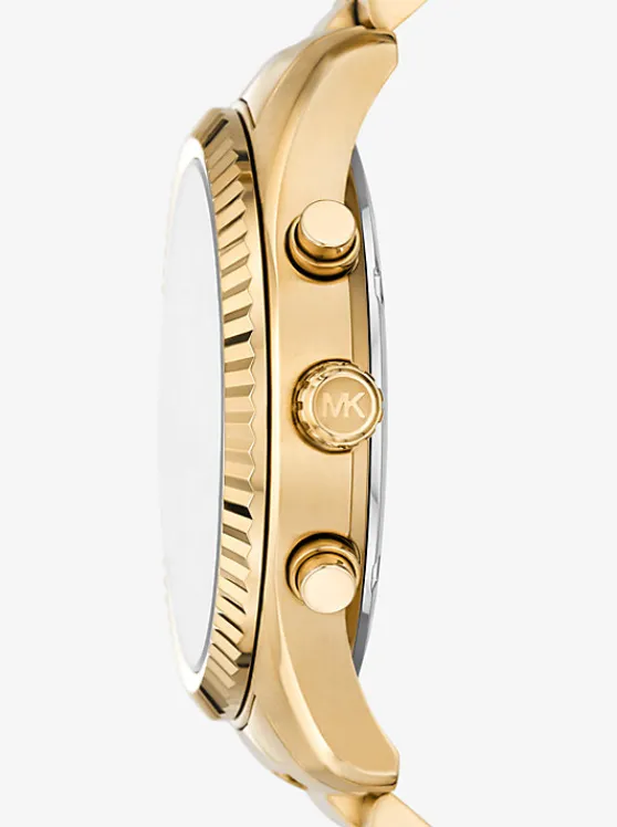 Michael Kors Oversized Lexington -Tone Watch GOLD Shop