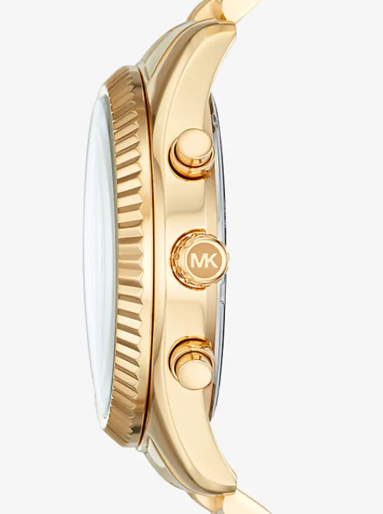 Michael Kors Oversized Lexington -Tone Watch GOLD Cheap