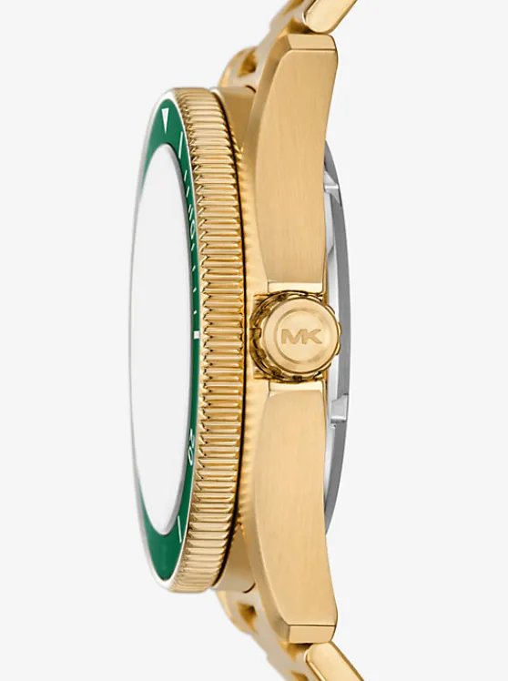 Michael Kors Oversized Maritime -Tone Watch GOLD Store