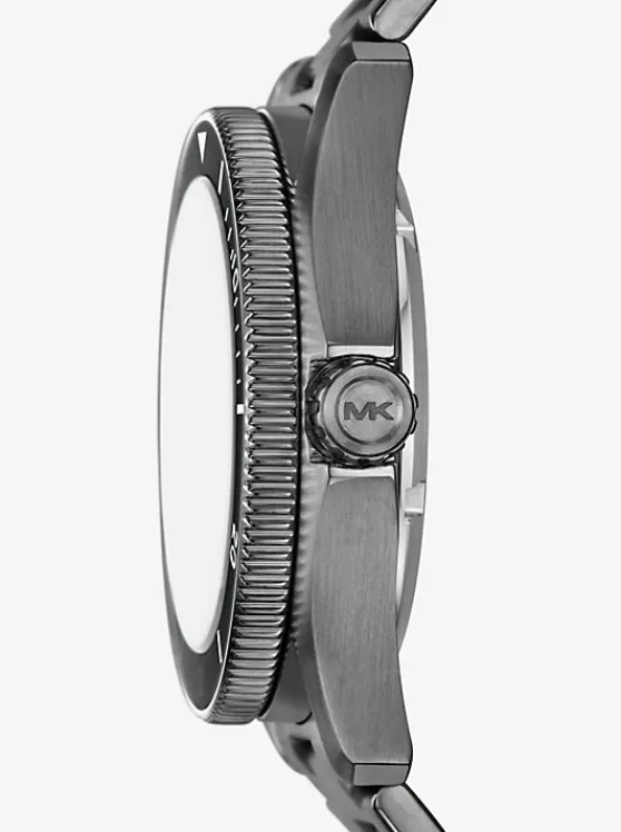 Michael Kors Oversized Maritime Watch GUNMETAL Best