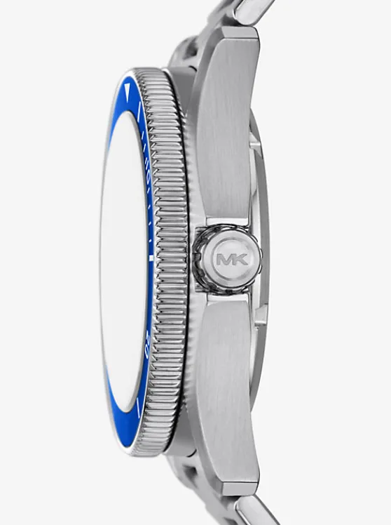 Michael Kors Oversized Maritime -Tone Watch SILVER Store