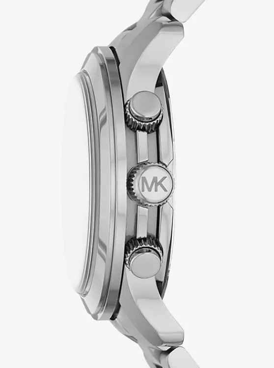 Michael Kors Oversized Runway -Tone Watch SILVER Shop