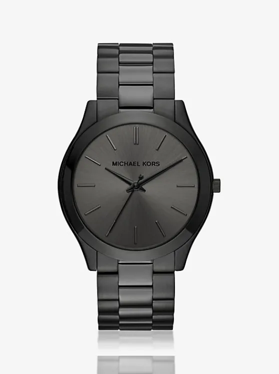 Michael Kors Oversized Slim Runway -Tone Watch BLACK Store