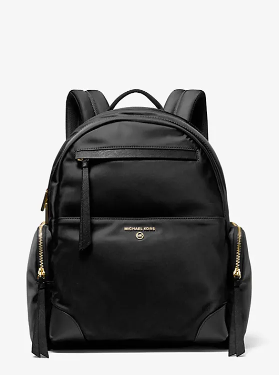 Michael Kors Prescott Large Nylon Gabardine Backpack BLACK Cheap