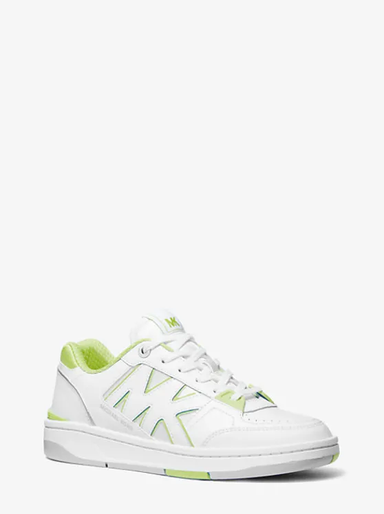 Michael Kors Rebel Leather Sneaker PEARMULTI Online