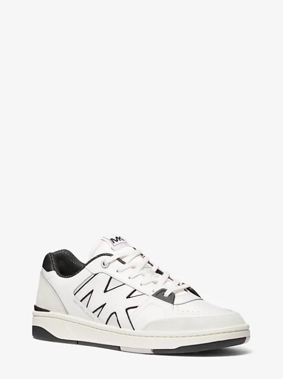 Michael Kors Rebel Leather Sneaker SPICEDCORALMULTI New