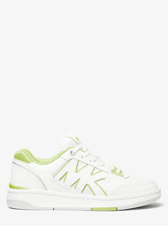 Michael Kors Rebel Leather Sneaker PEARMULTI Online