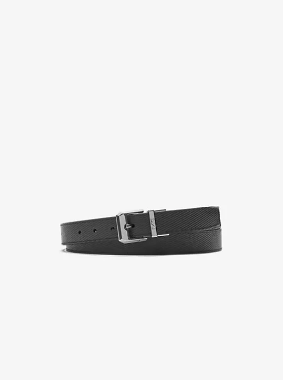 Michael Kors Reversible Leather Belt | BLACK Best Sale