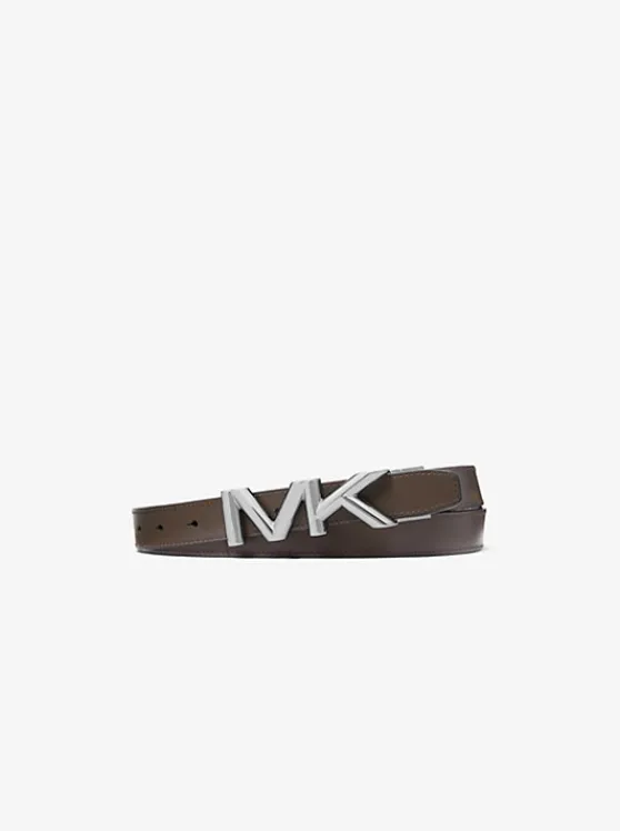 Michael Kors Reversible Leather Belt | BLACK Shop