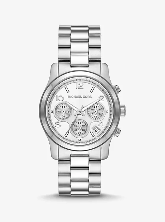 Michael Kors Runway -Tone Watch SILVER Shop