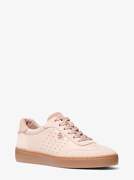 Michael Kors Scotty Leather Sneaker SOFTPINK Flash Sale