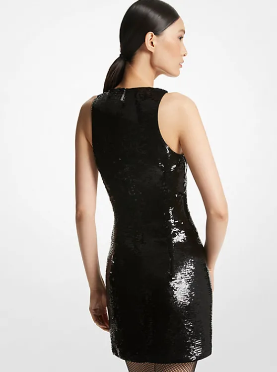 Michael Kors Sequined Jersey Tank Dress | BLACK Shop