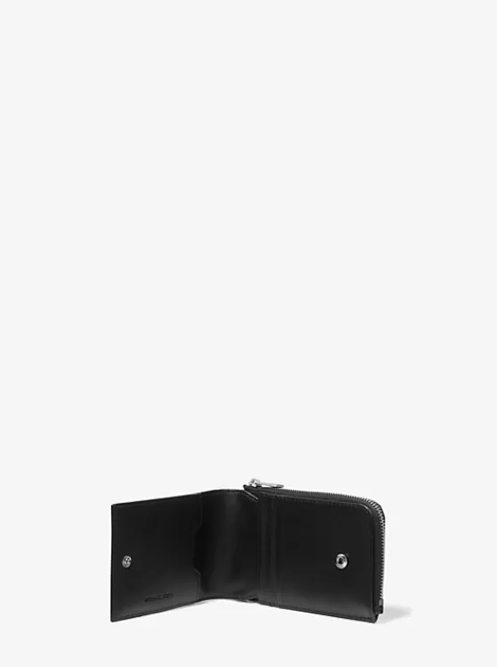 Michael Kors Varick Leather Wallet BLACK Outlet