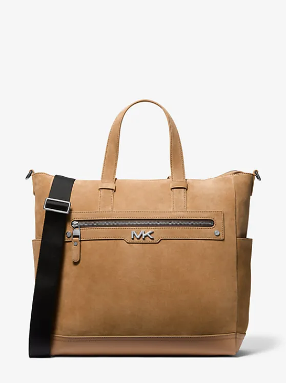 Michael Kors Varick Suede Tote Bag CAMEL Hot