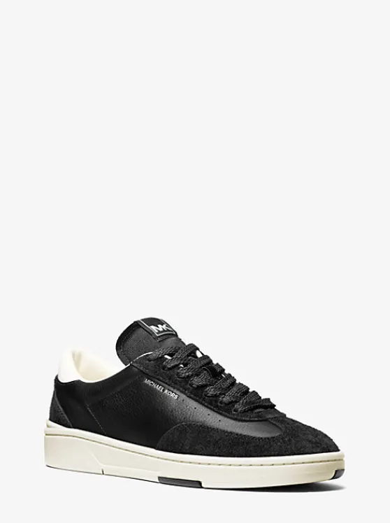 Michael Kors Wilton Leather and Suede Sneaker New