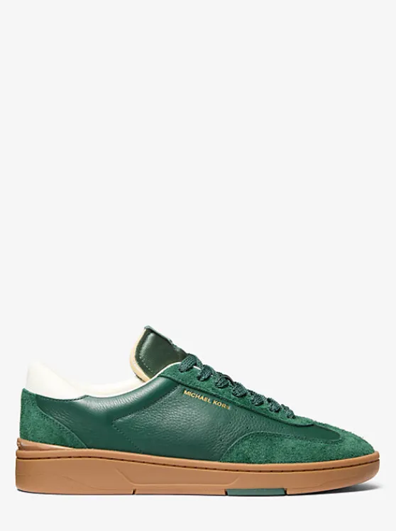 Michael Kors Wilton Leather and Suede Sneaker BOSCO Best Sale